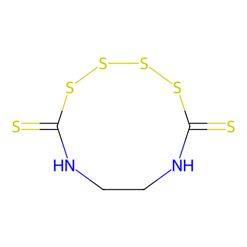 1,2,3,4,6,9-Tetrathiadiazecane-5,10-dithione structure