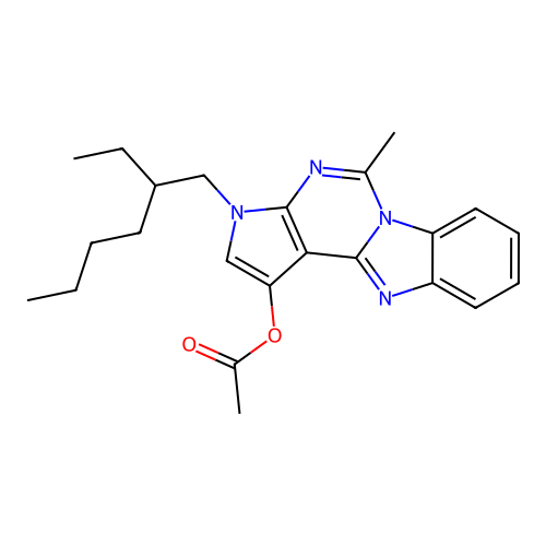 C23H28N4O2 structure