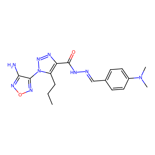 C17H21N9O2 structure