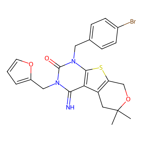 C23H22BrN3O3S structure