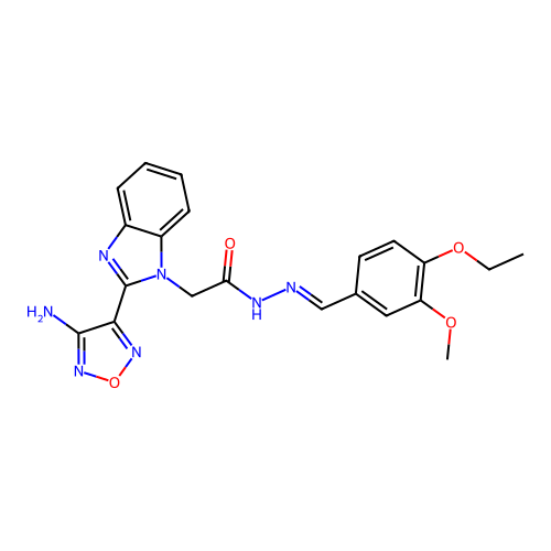 C21H21N7O4 structure
