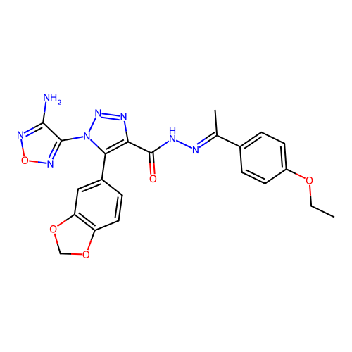 C22H20N8O5 structure