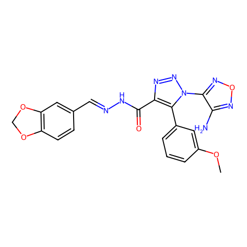 C20H16N8O5 structure
