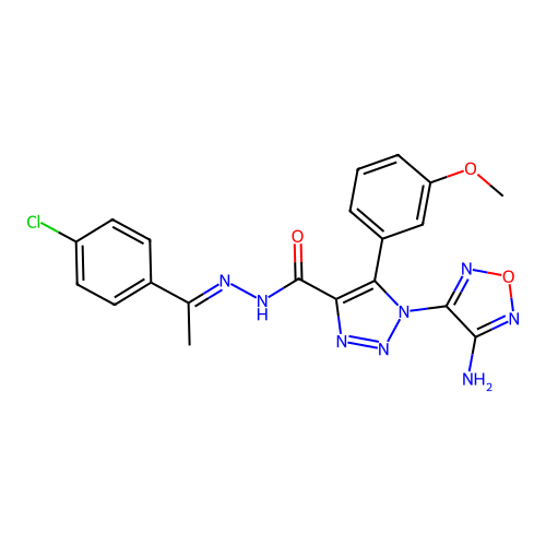 C20H17ClN8O3 structure