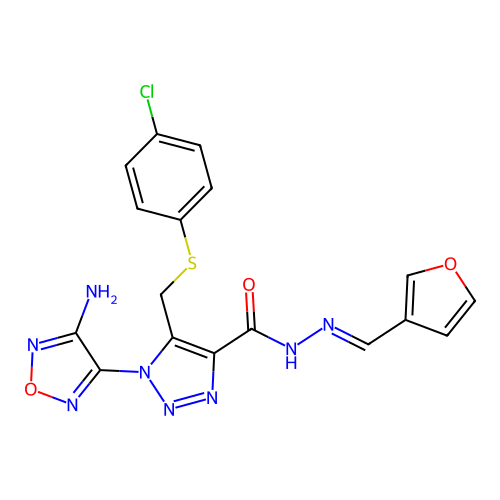 C17H13ClN8O3S structure