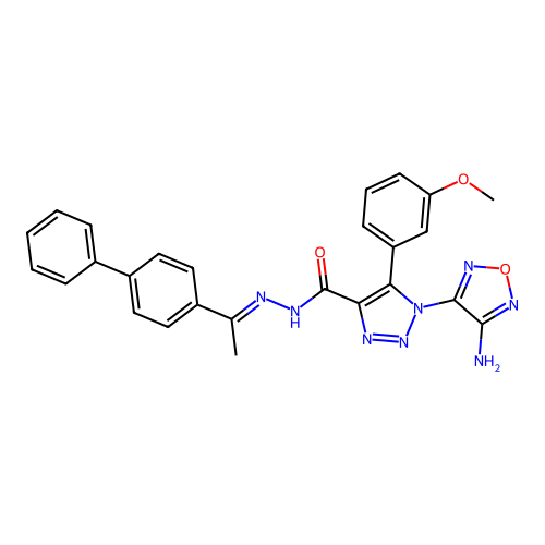 C26H22N8O3 structure