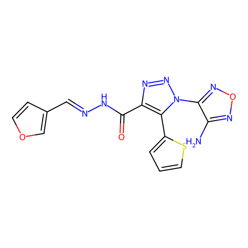 C14H10N8O3S structure
