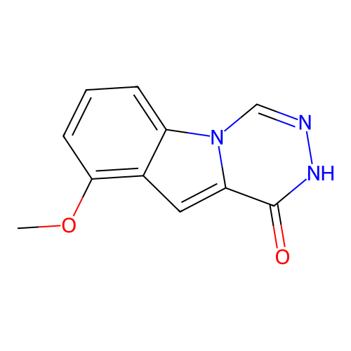 9-Methoxy[1,2,4]triazino[4,5-a]indol-1-ol structure