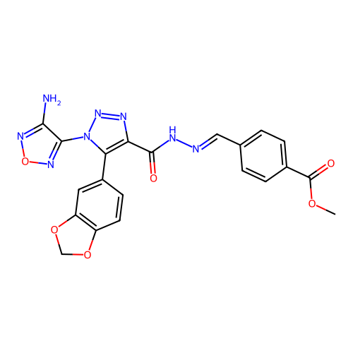 C21H16N8O6 structure