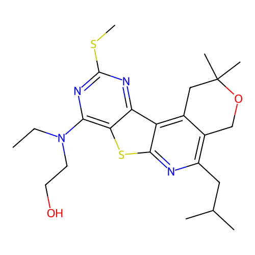 C23H32N4O2S2 structure