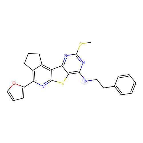 C25H22N4OS2 structure