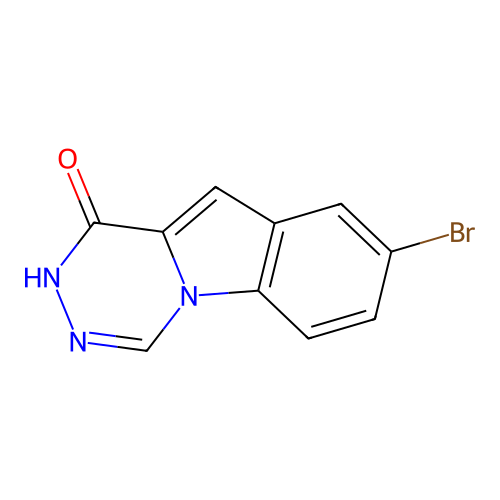 8-Bromo[1,2,4]triazino[4,5-a]indol-1-ol structure