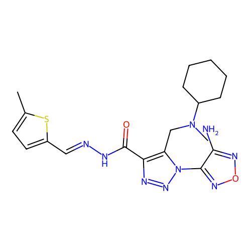 C19H25N9O2S structure