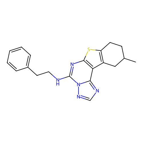 C20H21N5S structure