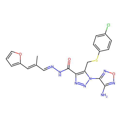 C20H17ClN8O3S structure