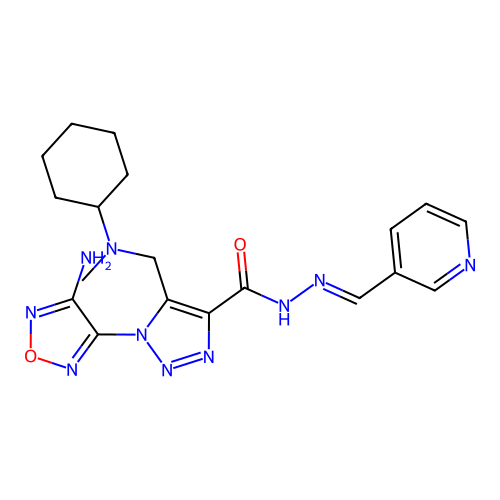 C19H24N10O2 structure