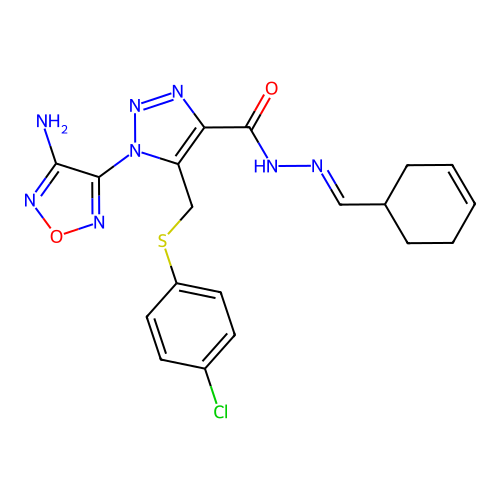 C19H19ClN8O2S structure