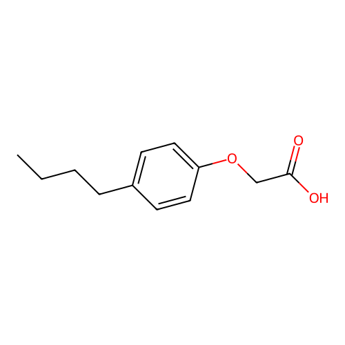 2-(4-Butylphenoxy)acetic acid structure