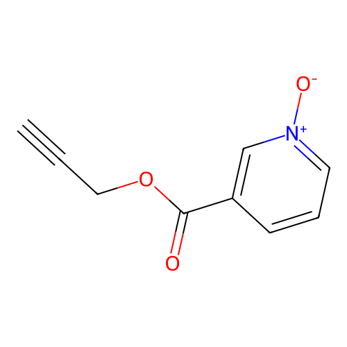3-[(Prop-2-ynyloxy)carbonyl]pyridinium-1-olate structure