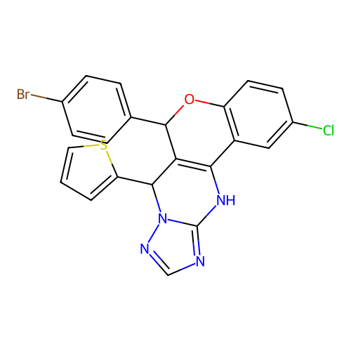 C22H14BrClN4OS structure