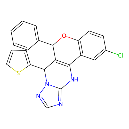 C22H15ClN4OS structure