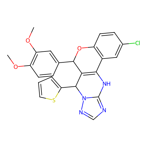 C24H19ClN4O3S structure