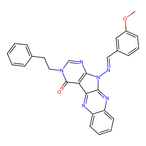 C28H22N6O2 structure