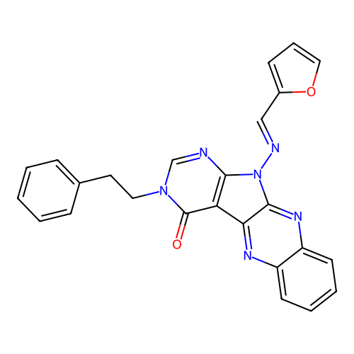C25H18N6O2 structure