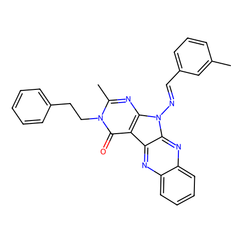 C29H24N6O structure