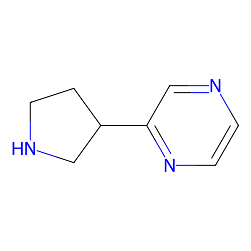 2-(Pyrrolidin-3-yl)pyrazine structure