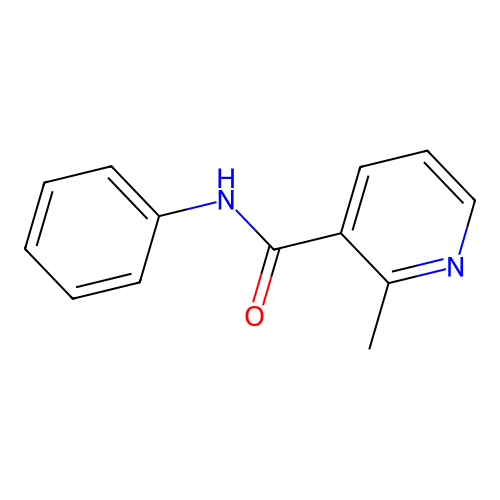 3-Pyridinecarboxamide, 2-methyl-N-phenyl- structure