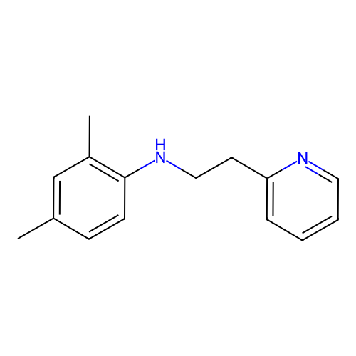 2-(2-(2,4-Dimethylanilino)ethyl)pyridine structure