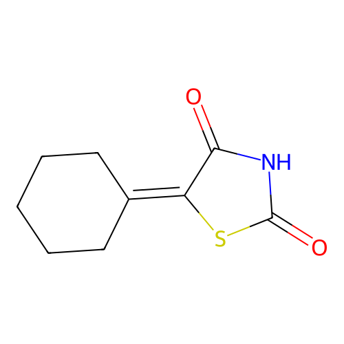 5-Cyclohexylidene-1,3-thiazolidine-2,4-dione structure