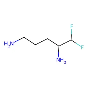 alpha-Difluoromethylputrescine structure