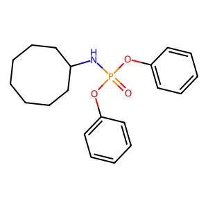 环辛基磷酰胺酸二苯酯 structure