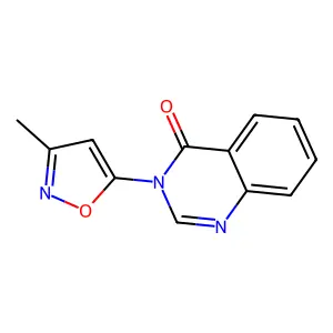 4(3H)-Quinazolinone, 3-(3-methyl-5-isoxazolyl)- structure