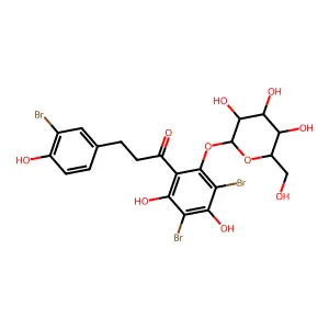 1,3,3'-Tribromophlorhizin structure