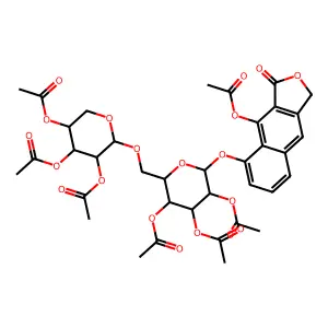 Sorinin heptaacetate structure