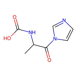 Tertiary-butyloxycarbonyl-alanine imidazolide structure