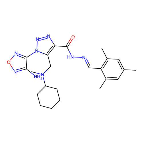C23H31N9O2 structure