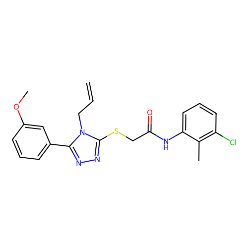C21H21ClN4O2S structure