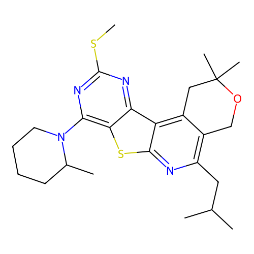 C25H34N4OS2 structure