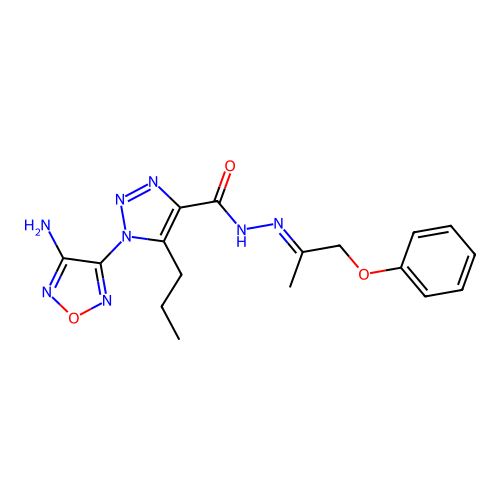 C17H20N8O3 structure