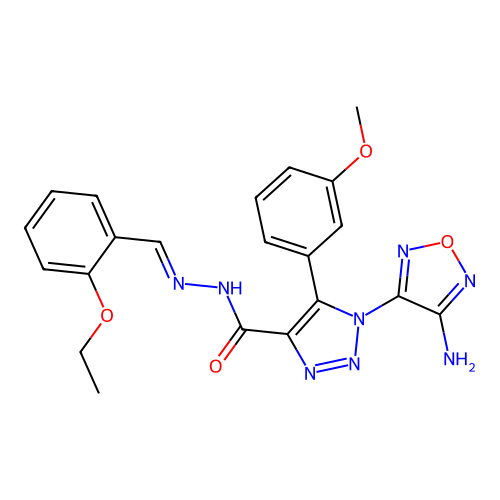 C21H20N8O4 structure
