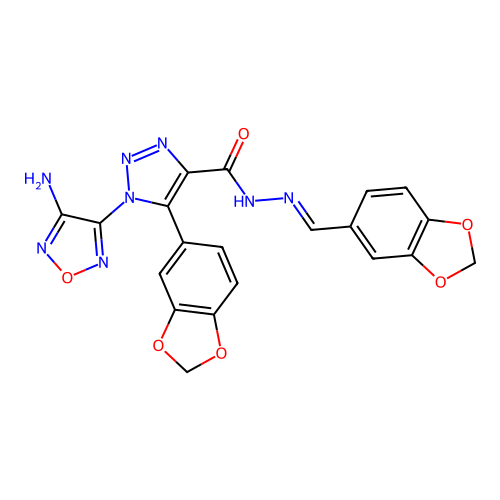C20H14N8O6 structure