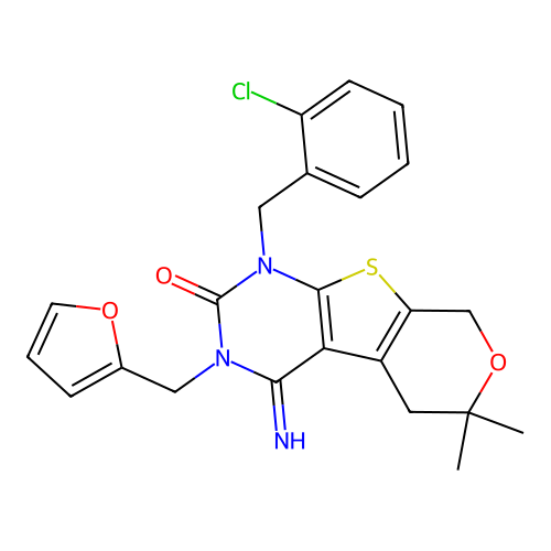 C23H22ClN3O3S structure