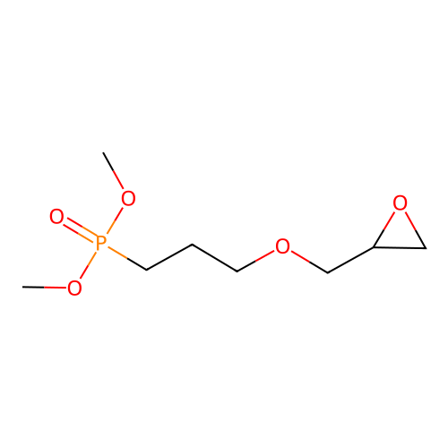 Phosphonic acid, (3-(oxiranylmethoxy)propyl)-, dimethyl ester structure