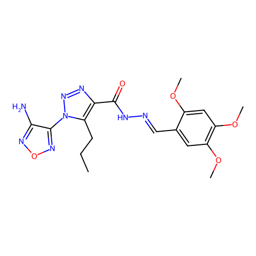 C18H22N8O5 structure