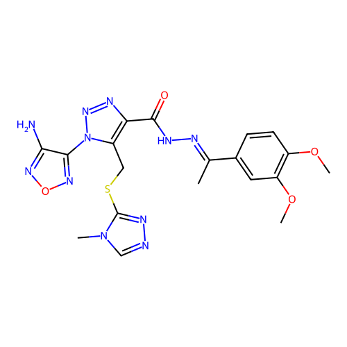 C19H21N11O4S structure