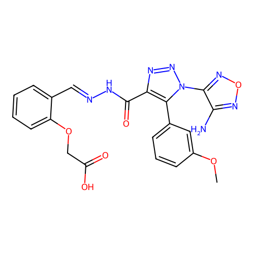 C21H18N8O6 structure